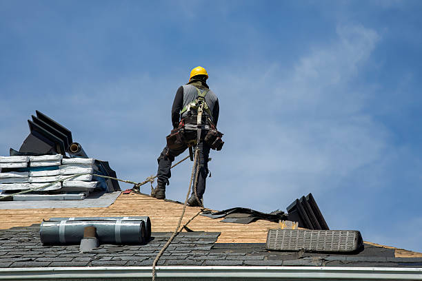Professional Roof Replacement technician working in Larue, TX
